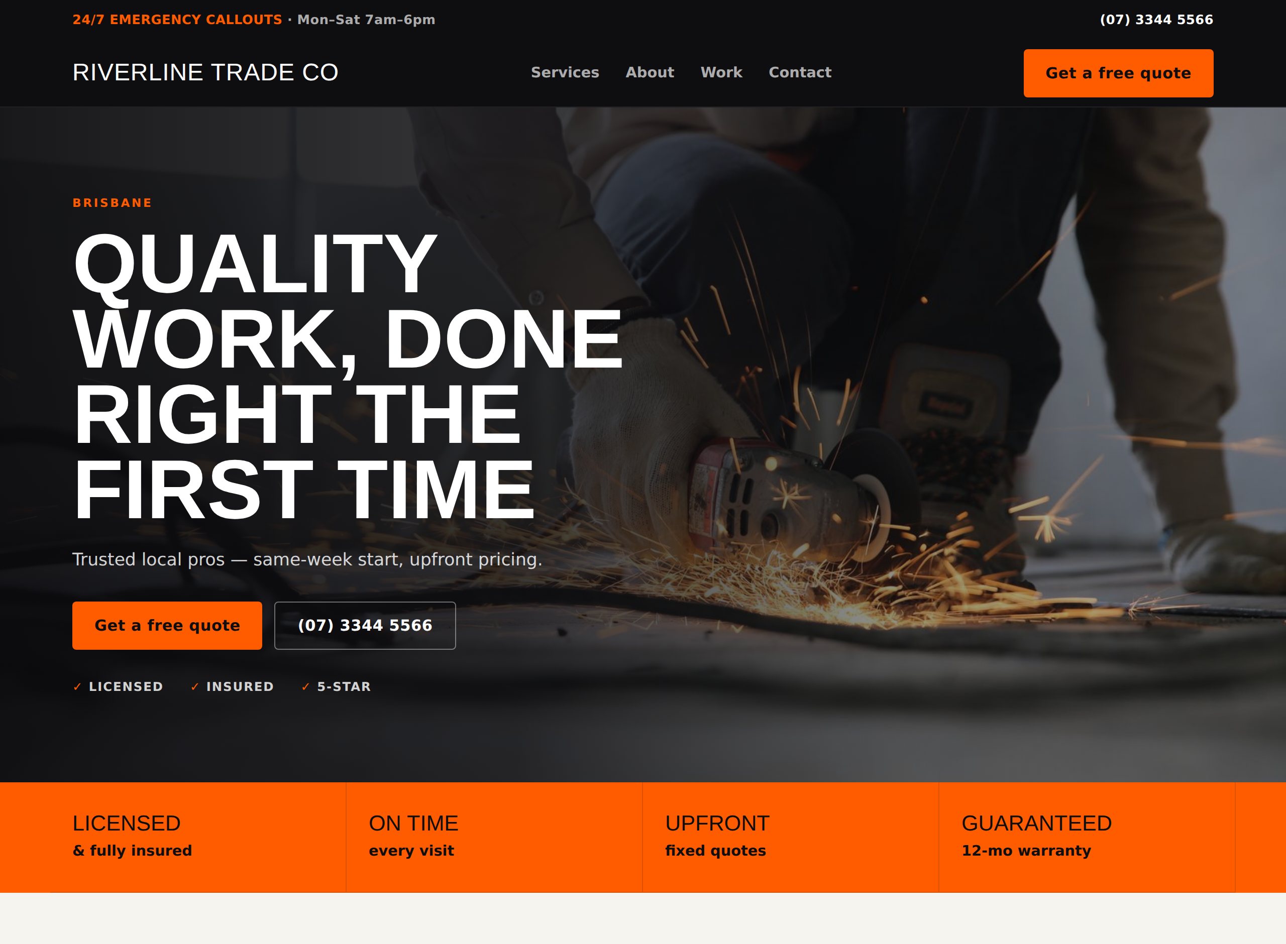 Bold Trade Pro design direction preview