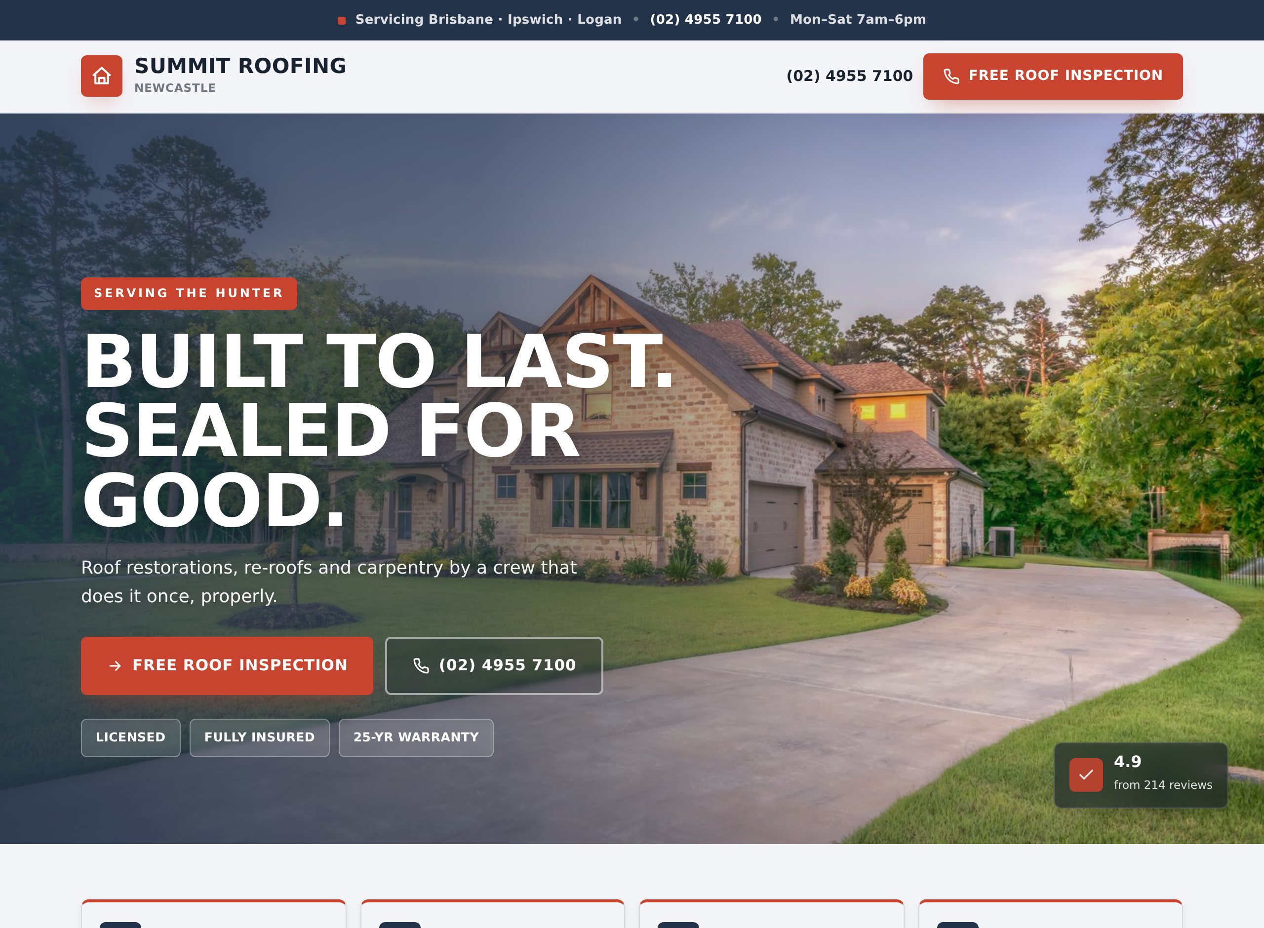 Roofline design direction preview